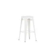VENTURE DESIGN Tempe barstol, w. fotstöd - beige stål