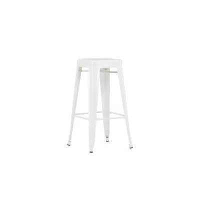 VENTURE DESIGN Tempe barstol, w. fotstöd - beige stål