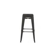 VENTURE DESIGN Tempe barstol, med fotstöd - mörkgrått stål