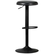 WOOOD ISAAC BARSTOL METALL SVART