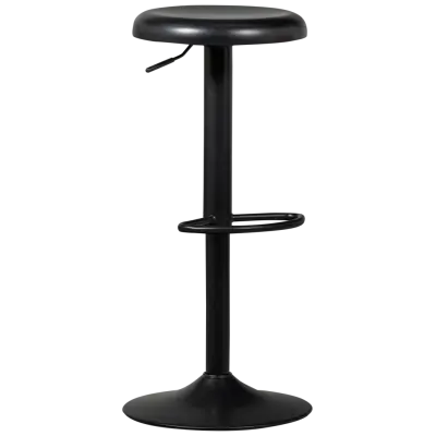 WOOOD ISAAC BARSTOL METALL SVART