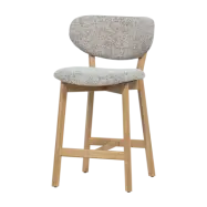 WOOOD Udar Barstol Naturfärgad Med Träram Naturfärgad [Fsc]