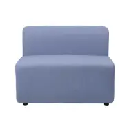 BROSTE COPENHAGEN Lagoon Modul Stol - Ljusblått Tyg