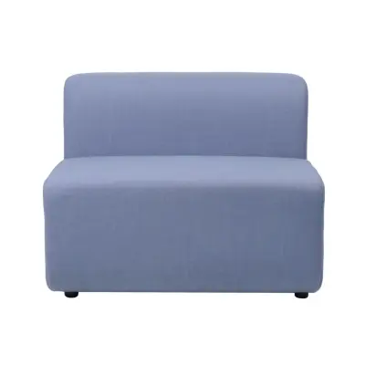 BROSTE COPENHAGEN Lagoon Modul Stol - Ljusblått Tyg