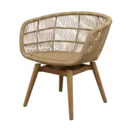 Cane-line Stay stol swivel Natural (Weave)