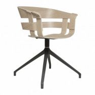 Design House Stockholm Wick Chair kontorsstol ek-grå metallben