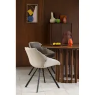 DUTCHBONE Stol Wakefield Elfenben