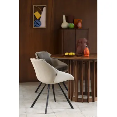 DUTCHBONE Stol Wakefield Elfenben