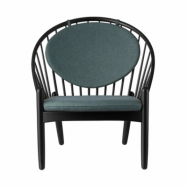 FDB Møbler J166 Jørna stol Black painted oak-green