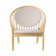 FDB Møbler J166 Jørna stol Oak lacquered-beige