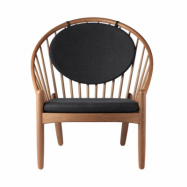 FDB Møbler J166 Jørna stol Smoked oak-dark grey