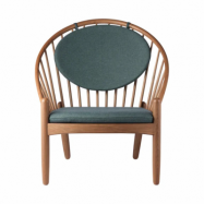 FDB Møbler J166 Jørna stol Smoked oak-green