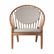 FDB Møbler J166 Jørna stol Smoked oak-light grey