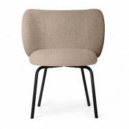 Ferm Living Rico dining chair bouclé Sand-black