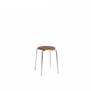 Fritz Hansen - Dot™ Stool Walnut Veneer