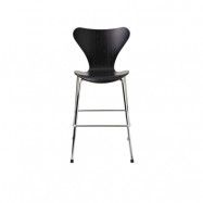 Fritz Hansen - Series 7 Junior Chair Black/Chrome