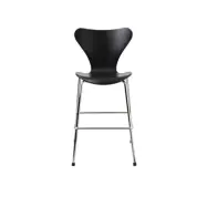 FRITZ HANSEN - Series 7 Junior Chair Black/Chrome