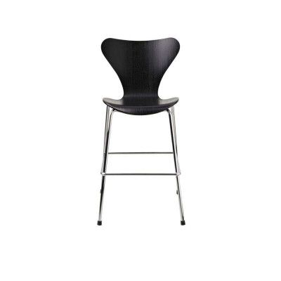 FRITZ HANSEN - Series 7 Junior Chair Black/Chrome