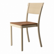Gärsnäs Light&Easy stol Ask-white-elmosoft 33077