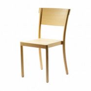 Gärsnäs Light&Easy stol Ask-white-fanérsits
