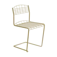 Grythyttan Stålmöbler High Tech stol Ivory