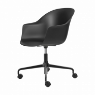 GUBI Bat Meeting Chair kontorsstol Black-black