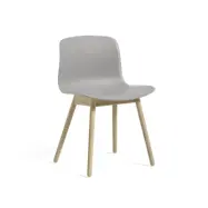 HAY About a Chair 12 stol concrete grey, såpade ekben