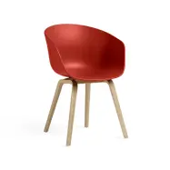 HAY About a Chair 22 stol Warm red-lackad ek