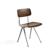 HAY Result stol Smoked oak-beige stålstativ