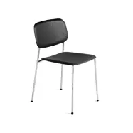 HAY Soft Edge 10 stol Black oak-kromstativ