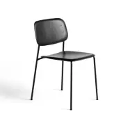 HAY Soft Edge 10 stol Black oak-svart stålstativ