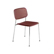 HAY Soft Edge 10 stol fall red, kromstativ