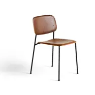HAY Soft Edge 10 stol Smoked oak-svart stålstativ