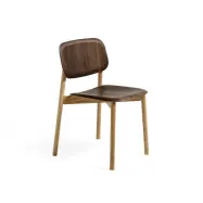 HAY Soft Edge 60 stol Smoked oak-ekstativ