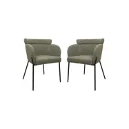 HSM COLLECTION Dining Chair Luca S/2 Light Grey 57*60*81