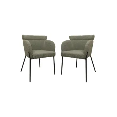 HSM COLLECTION Dining Chair Luca S/2 Light Grey 57*60*81