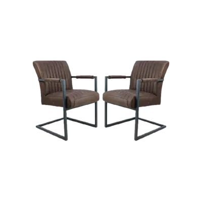 HSM COLLECTION Dining Chair Texas s/2 Yacht Espresso(123) 55*50*85