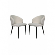 HSM COLLECTION Dining Chair Yuna S/2 White 60*54*82.5