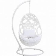 KARE DESIGN Hanging Chair Ibiza White