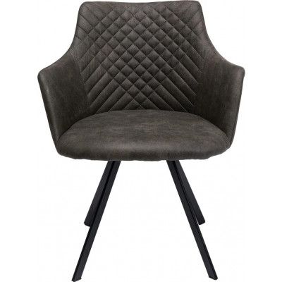 KARE DESIGN Swivel Chair Coco Anthracite