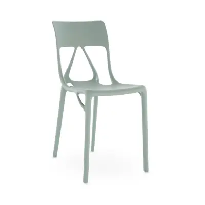 Kartell - A.I. Lite-stol, grön, höjd 80 cm –