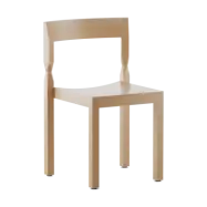 Massproductions Woodwerk stol Natural beech