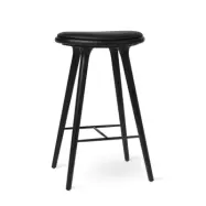 Mater - High Stool H74 Black Stained Oak