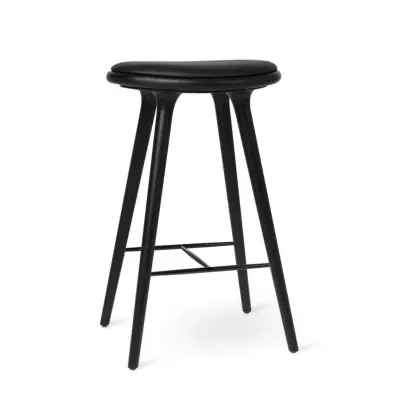 Mater - High Stool H74 Black Stained Oak
