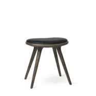 MATER - Low Stool H47 Sirka Grey Stained Oak