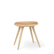 MATER - Low Stool H47 Soaped Oak