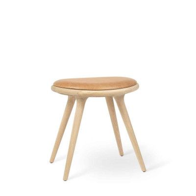 MATER - Low Stool H47 Soaped Oak