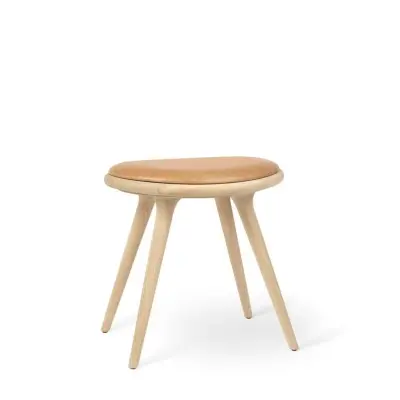MATER - Low Stool H47 Soaped Oak