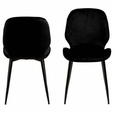 ACT NORDIC Femke Matstol - Svart Polyester och Svart Metall