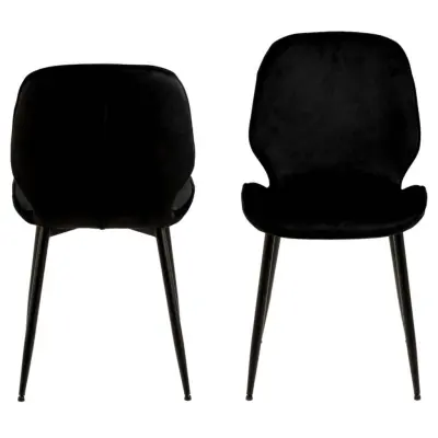 ACT NORDIC Femke Matstol - Svart Polyester och Svart Metall